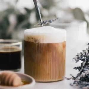Iced Lavender Honey Latte